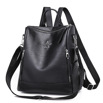 Backpack womens waterproof Korean tide backpack soft leather leisure fashion travel capacity
Backpack womens waterproof Korean tide backpack soft leather leisure fashion travel capacity