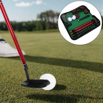 Greensen Golf Putting Set Professional Golfing Practice Putter Accessory with Storage Bag
Greensen Golf Putting Set Professional Golfing Practice Putter Accessory with Storage Bag