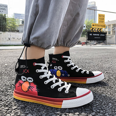 Autumn high canvas shoes mens flat shoes deodorant breathable student society wild personality graffiti tide shoes mens shoes
Autumn high canvas shoes mens flat shoes deodorant breathable student society wild personality graffiti tide shoes mens shoes