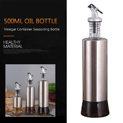 Oil Bottle Oil Dispenser Oil Glass 500ml Vinegar Container Seasoning Bottle for Kitchen BBQ Camping
Oil Bottle Oil Dispenser Oil Glass 500ml Vinegar Container Seasoning Bottle for Kitchen BBQ Camping