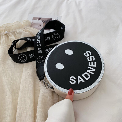 Korean version ins cartoon wide shoulder band womens bag new 2019 texture small round bag single shoulder oblique satchel bag
Korean version ins cartoon wide shoulder band womens bag new 2019 texture small round bag single shoulder oblique satchel bag