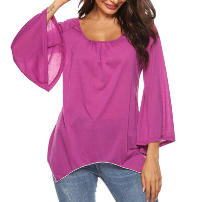 Starmoon Women O-Neck Solid Irregular Pagoda Long Sleeve Casual Loose Top Shirt Blouse
Starmoon Women O-Neck Solid Irregular Pagoda Long Sleeve Casual Loose Top Shirt Blouse