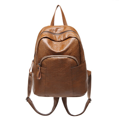 Backpack female Korean version 2019 new tide wild soft leather bag backpack fashion casual travel bag
Backpack female Korean version 2019 new tide wild soft leather bag backpack fashion casual travel bag