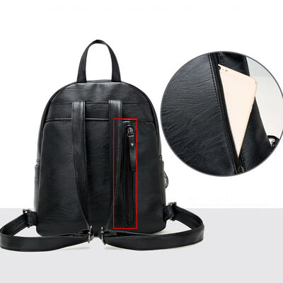 2019 New Style Solid Zipper Leather Backpack Shoulder Bag Travel Rucksack Schoolbags For Women Girls
2019 New Style Solid Zipper Leather Backpack Shoulder Bag Travel Rucksack Schoolbags For Women Girls