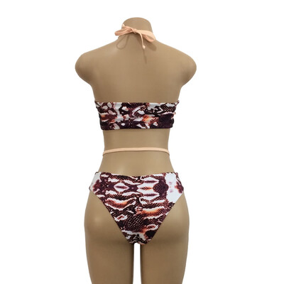 Roseonmyhand Women One-Piece Bikini Snake Printing Swimwear Bandage Push-Up Padded Swimsuit
Roseonmyhand Women One-Piece Bikini Snake Printing Swimwear Bandage Push-Up Padded Swimsuit