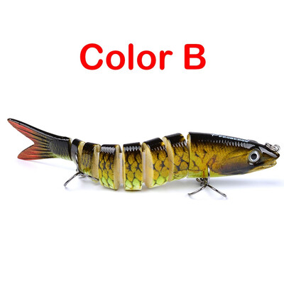VISSEN 1PCS 1328cm 19g Fake Lures Artificial Multi-section Fishes Fishing Bait Flexible Baiting Lure Fishing Trolling Wobblers
VISSEN 1PCS 1328cm 19g Fake Lures Artificial Multi-section Fishes Fishing Bait Flexible Baiting Lure Fishing Trolling Wobblers