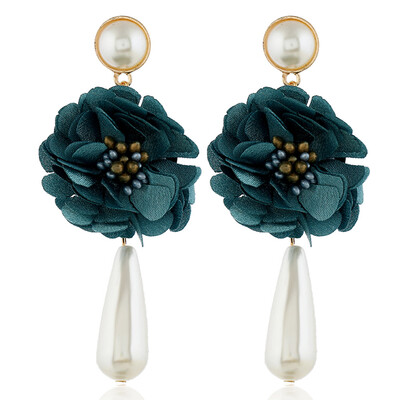 Version Women Girl Fashion Pearl Petal Rose flower Earring For Girl Pearl Earrings 
Version Women Girl Fashion Pearl Petal Rose flower Earring For Girl Pearl Earrings