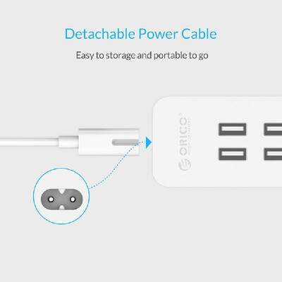 ORICO DCV-4U-WH 4-Port Hub Desktop Charger USB Charger Laptop Charging Station for iPhone iPad Tablet EU Plug White
ORICO DCV-4U-WH 4-Port Hub Desktop Charger USB Charger Laptop Charging Station for iPhone iPad Tablet EU Plug White
