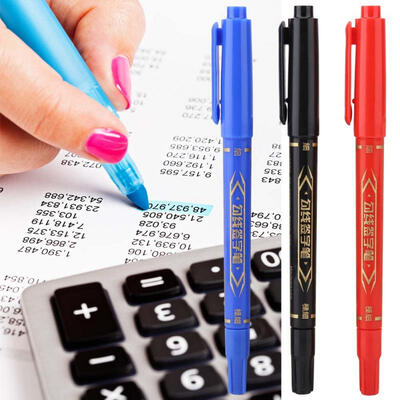Greensen 3Pcs Small Double-headed Marking Pen Line Marker CD Stroke Oil Pen Red Blue Black
Greensen 3Pcs Small Double-headed Marking Pen Line Marker CD Stroke Oil Pen Red Blue Black