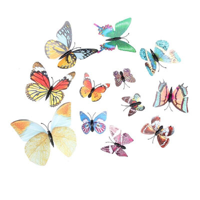 12Pcs Wall Stickers Colorful PVC Butterfly Shape Wall Decal Sticker Home Living Room Nursery Refrigerator Stickers DIY Art Decorat
12Pcs Wall Stickers Colorful PVC Butterfly Shape Wall Decal Sticker Home Living Room Nursery Refrigerator Stickers DIY Art Decorat