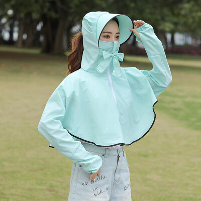 Sunscreen woman short coat new shawl long sleeve UV protection electric car sunscreen suit thin student Korean version
Sunscreen woman short coat new shawl long sleeve UV protection electric car sunscreen suit thin student Korean version