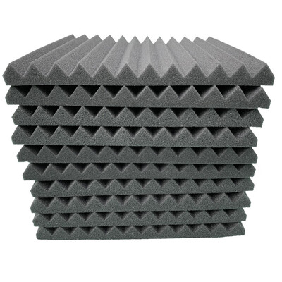 Toponeto 10Pcs Acoustic Foam Panel Sound Stop Absorption Sponge Studio KTV Soundproof
Toponeto 10Pcs Acoustic Foam Panel Sound Stop Absorption Sponge Studio KTV Soundproof