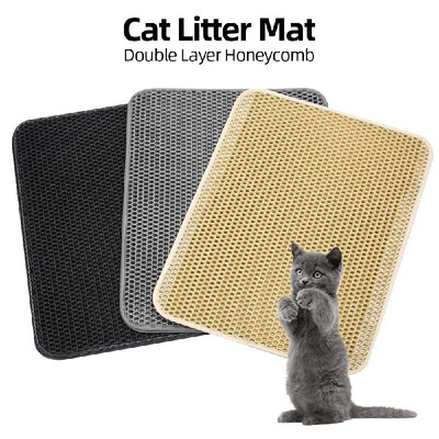 Cat Litter Mat Cat Litter Trapping Mat Honeycomb Double Layer Design for Cat Litter Box
Cat Litter Mat Cat Litter Trapping Mat Honeycomb Double Layer Design for Cat Litter Box