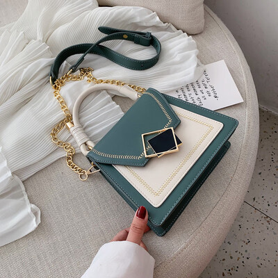 2019 the new Korean version of the chain small square bag 100 leisure student bag slanted color slant female bag tide
2019 the new Korean version of the chain small square bag 100 leisure student bag slanted color slant female bag tide