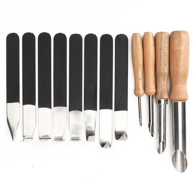 Greensen 12Pcs Wood Handle Stainless Steel Craving Pottery Clay Art Sculpture Handicraft Tool
Greensen 12Pcs Wood Handle Stainless Steel Craving Pottery Clay Art Sculpture Handicraft Tool