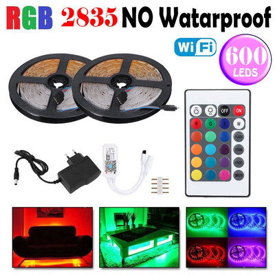 Gobestart WIFI RGB LED Strip Light SMD 2835 DC12V Led Flexible TapeWIFI ControllerDriver
Gobestart WIFI RGB LED Strip Light SMD 2835 DC12V Led Flexible TapeWIFI ControllerDriver