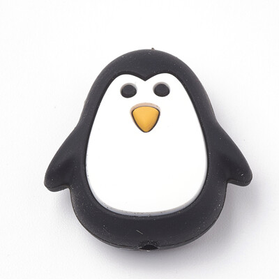 Food Grade Environmental Silicone Beads Chewing Beads For Teethers DIY Nursing Necklaces Making Penguin Black 25x24x11mm Hol
Food Grade Environmental Silicone Beads Chewing Beads For Teethers DIY Nursing Necklaces Making Penguin Black 25x24x11mm Hol