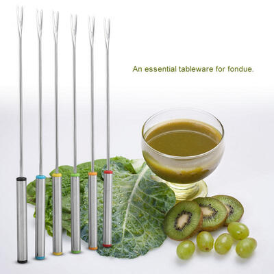 Greensen 6pcsSet Stainless Steel Chocolate Cheese Dessert Fondue Pot Forks Kitchen Tool Tableware
Greensen 6pcsSet Stainless Steel Chocolate Cheese Dessert Fondue Pot Forks Kitchen Tool Tableware