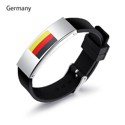 2018 Football World Cup Flag Pattern Sports Bracelet Men Fans Personality Wrist Ornament
2018 Football World Cup Flag Pattern Sports Bracelet Men Fans Personality Wrist Ornament