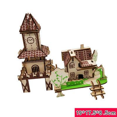 Gotoamei 3D Wooden Puzzle DIY Building Model Dollhouse Style House Jigsaw Puzzle Kid Toys
Gotoamei 3D Wooden Puzzle DIY Building Model Dollhouse Style House Jigsaw Puzzle Kid Toys