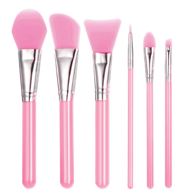6pcs Silicone Makeup Brush Set Facial Mask Foundation Brushes Cosmetic Eyeshadow Eyebrow Brush Kit With Plastic Handle Purple
6pcs Silicone Makeup Brush Set Facial Mask Foundation Brushes Cosmetic Eyeshadow Eyebrow Brush Kit With Plastic Handle Purple