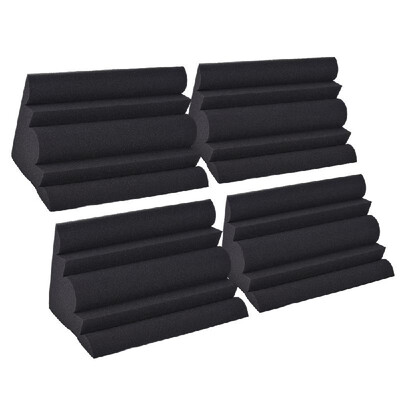 4 Pack Studio Acoustic Foams Sponge Panel Wall Corner Tiles Absorption Sound Insulation Foam Fire retardant High Density Black 25
4 Pack Studio Acoustic Foams Sponge Panel Wall Corner Tiles Absorption Sound Insulation Foam Fire retardant High Density Black 25
