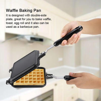 Greensen Aluminum Alloy Household Kitchen Gas Non-Stick Waffle Maker Pan Mold Cooking Baking Tool
Greensen Aluminum Alloy Household Kitchen Gas Non-Stick Waffle Maker Pan Mold Cooking Baking Tool