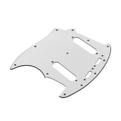 3 Ply PVC Electric Guitar Pickguard with 2 Single Coil Pickup Hole for Mustang MG69 Guitar Replacement Part White Pearl
3 Ply PVC Electric Guitar Pickguard with 2 Single Coil Pickup Hole for Mustang MG69 Guitar Replacement Part White Pearl