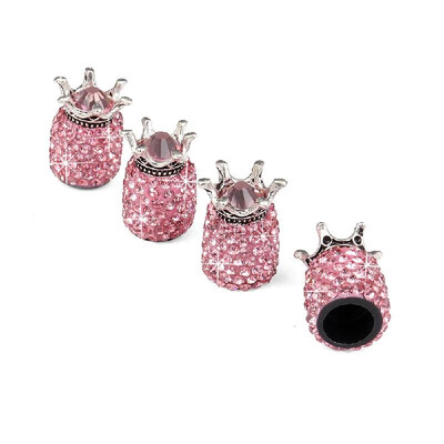 Car Tire Valve Caps 4 Pack Crown Valve Cap Diamond Valve Stem Caps Crystal Rhinestone Valve Core Cap
Car Tire Valve Caps 4 Pack Crown Valve Cap Diamond Valve Stem Caps Crystal Rhinestone Valve Core Cap