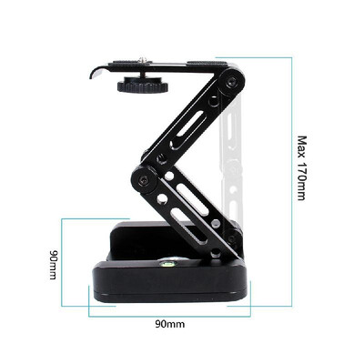 Portable Aluminum Alloy Flexible Foldable Tilt Head Z-shaped Tripod Head for Canon Nikon Sony DSLR ILDC Cameras Max Load 35kg
Portable Aluminum Alloy Flexible Foldable Tilt Head Z-shaped Tripod Head for Canon Nikon Sony DSLR ILDC Cameras Max Load 35kg