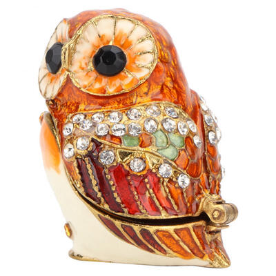 Greensen Owl Shape Hand-crafted Alloy Jewelry Organizer Trinket Box Art Craft Decoration Nice Gift
Greensen Owl Shape Hand-crafted Alloy Jewelry Organizer Trinket Box Art Craft Decoration Nice Gift