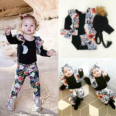 US Newborn Baby Girls Long Sleeve Tops Romper Floral Pants Headband Clothes 3pcs
US Newborn Baby Girls Long Sleeve Tops Romper Floral Pants Headband Clothes 3pcs