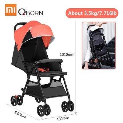 Xiaomi QBORN Lightweight Folding Stroller Baby Stroller Adjustable Angle Quick Wash 3 Stage Waterproof Canopy Universal Baby Foldi
Xiaomi QBORN Lightweight Folding Stroller Baby Stroller Adjustable Angle Quick Wash 3 Stage Waterproof Canopy Universal Baby Foldi