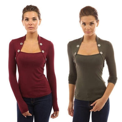 New Fashion Womens Ladies Long Sleeve Casual Chiffon Shirt Tops Blouse T-Shirt Tees Loose Blouse Tank top
New Fashion Womens Ladies Long Sleeve Casual Chiffon Shirt Tops Blouse T-Shirt Tees Loose Blouse Tank top