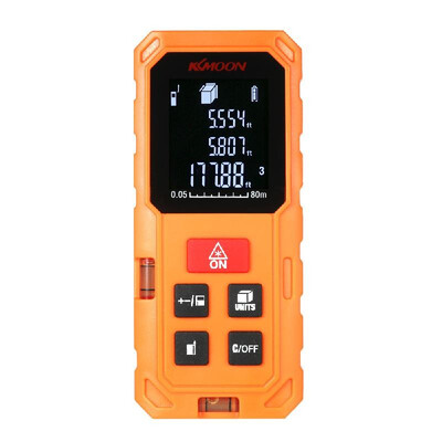 KKmoon 40m Portable Handheld Digital Laser Distance Meter High Precision Range Finder Length Area Volume Measurement 20 Group Data
KKmoon 40m Portable Handheld Digital Laser Distance Meter High Precision Range Finder Length Area Volume Measurement 20 Group Data