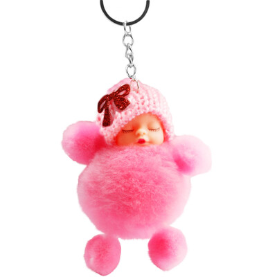 Tailored Cute Sleeping Baby Bowtie Fluffy Pompom Fur Plush Doll Keychain Keyring Key Ring
Tailored Cute Sleeping Baby Bowtie Fluffy Pompom Fur Plush Doll Keychain Keyring Key Ring