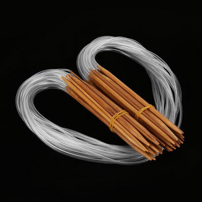 Greensen Double Point Circular Bamboo Knitting Needle 02-1cm Sizes with Transparent Tube
Greensen Double Point Circular Bamboo Knitting Needle 02-1cm Sizes with Transparent Tube