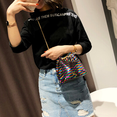Tailored Women Girl Sequins Chain Colorful Shoulder Bags Travel Princess Bling Handle Bag
Tailored Women Girl Sequins Chain Colorful Shoulder Bags Travel Princess Bling Handle Bag