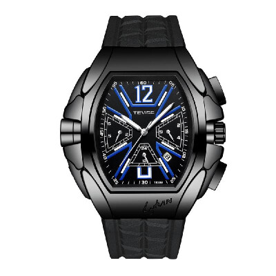 TEVISE T829B Man Automatic Watch Weekly Monthly Dial Calendar Display Silicon Watchband Male Mechanical Wristwatch
TEVISE T829B Man Automatic Watch Weekly Monthly Dial Calendar Display Silicon Watchband Male Mechanical Wristwatch