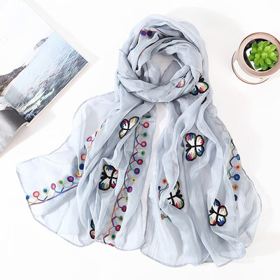 Elegant simulation silk embroidered silk scarf embroidery scarf new summer air conditioning shawl female silk scarf wholesale
Elegant simulation silk embroidered silk scarf embroidery scarf new summer air conditioning shawl female silk scarf wholesale