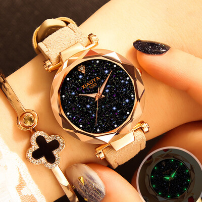 Watch waterproof fashion Korean version of simple casual atmosphere retro luminous star quartz female watch
Watch waterproof fashion Korean version of simple casual atmosphere retro luminous star quartz female watch
