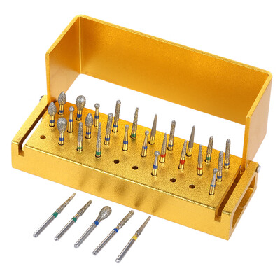 Dental Diamond Burs Drill DisinfectionHigh Speed Handpiece Holder 1 Dental Set 30pcs
Dental Diamond Burs Drill DisinfectionHigh Speed Handpiece Holder 1 Dental Set 30pcs