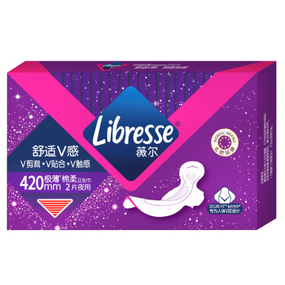 Libresse Weier daily sanitary napkins extremely thin cotton soft 240mm4 pieces of Nordic small V towel experienceal
Libresse Weier daily sanitary napkins extremely thin cotton soft 240mm4 pieces of Nordic small V towel experienceal