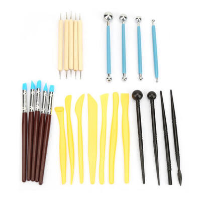 Greensen 25PCS Art Crafts Pottery Sculpting Set Clay Sculpting Carving Hand Making Modeling Tools
Greensen 25PCS Art Crafts Pottery Sculpting Set Clay Sculpting Carving Hand Making Modeling Tools