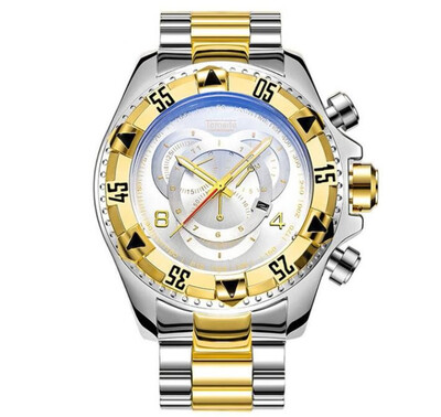 personality men stainless steel big watches golden fashion male top luxury quartz watch American style calendar clock
personality men stainless steel big watches golden fashion male top luxury quartz watch American style calendar clock