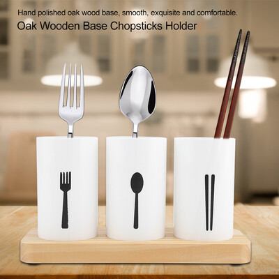Greensen Oak Wooden Base Chopsticks Holder Cutlery Storage Box Drain Rack Knife Organizer Kitchen Tools
Greensen Oak Wooden Base Chopsticks Holder Cutlery Storage Box Drain Rack Knife Organizer Kitchen Tools