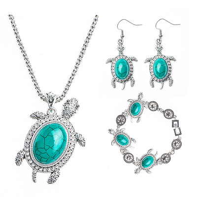 HHYDE Vintage Style Unique Turtle Tortoise Necklace Earring Bracelet Jewelry Sets Retro Pendant conjuntos de bisuteria sieraden
HHYDE Vintage Style Unique Turtle Tortoise Necklace Earring Bracelet Jewelry Sets Retro Pendant conjuntos de bisuteria sieraden