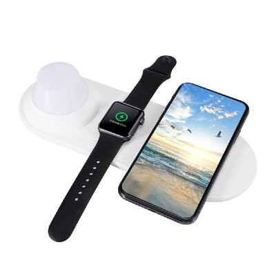 Charging Dock 3 in 1 Wireless Charger Stand Station Mounts Base Fast Charging Holder For iWatch Series 4 3 2 iPhone MAX XR 8 Pl
Charging Dock 3 in 1 Wireless Charger Stand Station Mounts Base Fast Charging Holder For iWatch Series 4 3 2 iPhone MAX XR 8 Pl