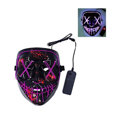 LEDs Glowing Face Flash Masks Different Light Modes with Batterys Case Controller Head Cover for Halloween Festival Halloween Fest
LEDs Glowing Face Flash Masks Different Light Modes with Batterys Case Controller Head Cover for Halloween Festival Halloween Fest