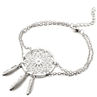 Simple Retro Dream Catcher Openwork Pattern Bracelet Unisex Pair Bracelet Jewelry Hot Gift
Simple Retro Dream Catcher Openwork Pattern Bracelet Unisex Pair Bracelet Jewelry Hot Gift